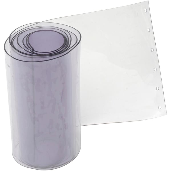 Replacement 12in x 10' Standard Clear Strip for Strip Curtain Doors